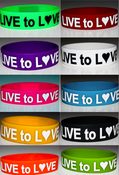 Image of LIVE to LOVE "Fat" Bracelets