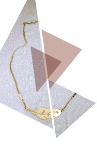 Image of COLLIER champagne PLUMA