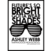 Image of Future's so Bright.... gotta wear shades- Graduation Invitation/Announcement