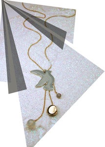 Image of SAUTOIR champagne MY BIRD
