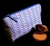 Image of Travel Bag- Blue Fishscale