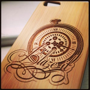 Image of Toke - Blaze It - Bamboo iPhone case