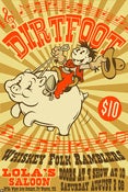 Image of Dirtfoot Poster - Lola's Saloon