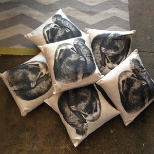 Image of Curator sloth pillow