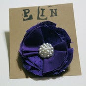 Image of Purple Pearl Cluster Sweater Pin (medium)