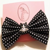 Image of Black Cat Bow (Large)