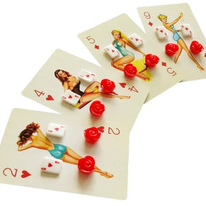 Image of Poker Pin-Up Earrings