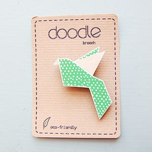 Image of Doodle Bird Brooch by Sketch Inc 