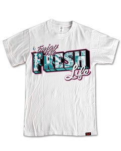 Image of Enjoying The Fresh Life T-Shirt in White [PRE-ORDER]