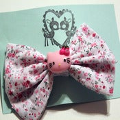 Image of Pink Kitty Bow (Large)