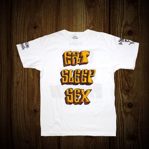 Image of MOKEE BY YUSKE x BLUE LINE  (WHITE)