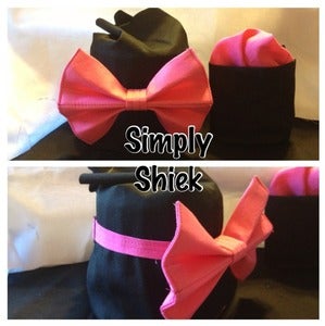 Image of Hot Pink Bow Tie