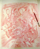Image of BLACK DAHLIA MURDER: "Control" original pencils