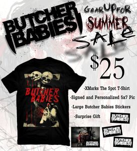 Image of "X Marks The Spot SALE PACKAGE" T-Shirt, Signed 5x7, Stickers and Gift