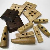 Image of Timber Buttons - Singles