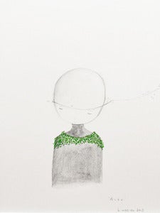 Image of Alex original water colour work on paper