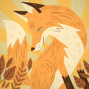 Image of Fox Greetings Card