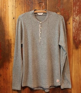 Image of Lee 101 Henley Dark Grey Mele