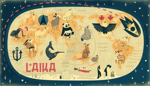 Image of Laika Commemorative Giclée Print (Two)