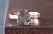 Image of Natural Diamond Slice Ring in 14k Rose Gold