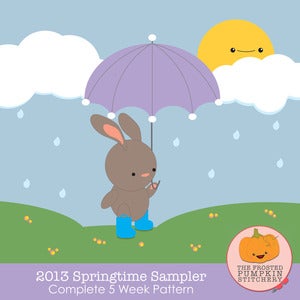 Image of 2013 Springtime Sampler Club PDF Cross Stitch Pattern