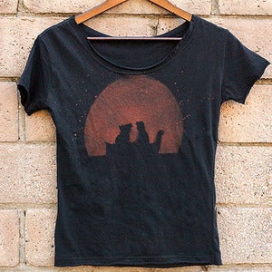 Image of Kiss the Girl Shirt, Grunge