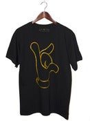 Flickr Gold Strip Tee