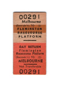 Image of Flemington Racecourse Greeting Card & Envelope