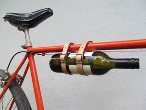 Image of Leather Bicycle Straps - Made in USA
