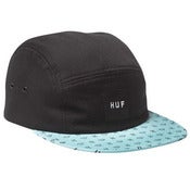 Image of HUF x DIAMOND - HUF x DIAMOND REPEAT VOLLEY (BLACK/TIFFANY BLUE)