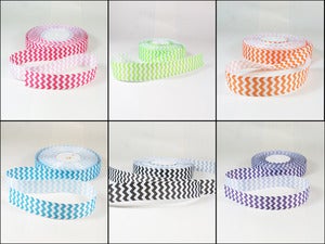 Image of Wide Chevron Grosgrain Ribbon