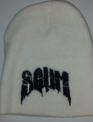 Image of SCUM SKULLIE WHITE/BLACK