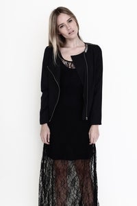 Embellished Biker Jacket