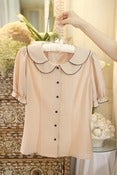 Image of Pearl Princess Blouse(Pale pink)