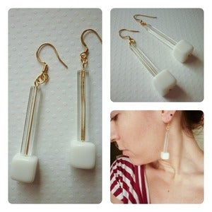 Image of RetroGeometric Earrings / Orecchini 1