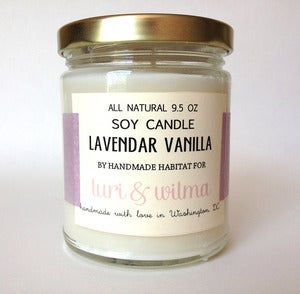 Image of Handmade Habitat Soy Candle for luri & wilma