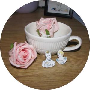 Image of The Great Gatsby: Gatsby and Daisy Collar Clips 