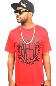 Image of Best monogram red tee 