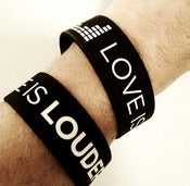 Image of Love is Louder Silicone Bracelets