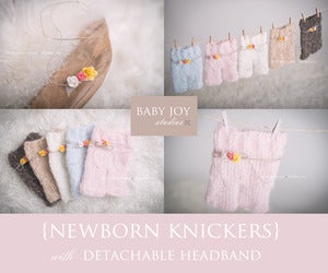 Image of Newborn Knickers {with detachable headband}