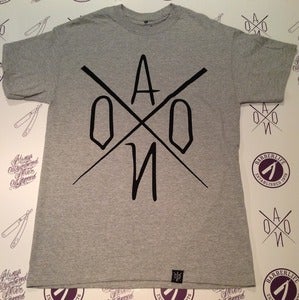 Image of AONO LOGO Tee - Sports Grey