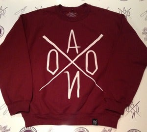 Image of AONO LOGO SWEAT Burgundy