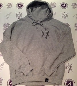 Image of AONO LOGO HOOD PULLOVER Sports Grey