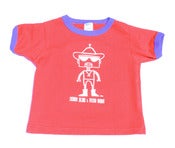 Image of Chingo Robot tee for toddlers (Red, white and blue)