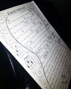 Image of Hand written "Simple Love Song" lyrics with 'Ukulele Chords