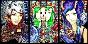 Image of "Cosmos" Limited Edition 12x18in 3-Pack Print