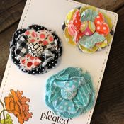 Image of posy hair clips - 36