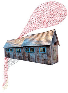 Image of Original hand threaded art work:"All the words"