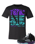 Image of Black Aqua Tee 