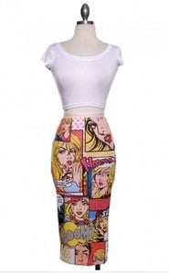 Image of "WOW" pencil skirt 